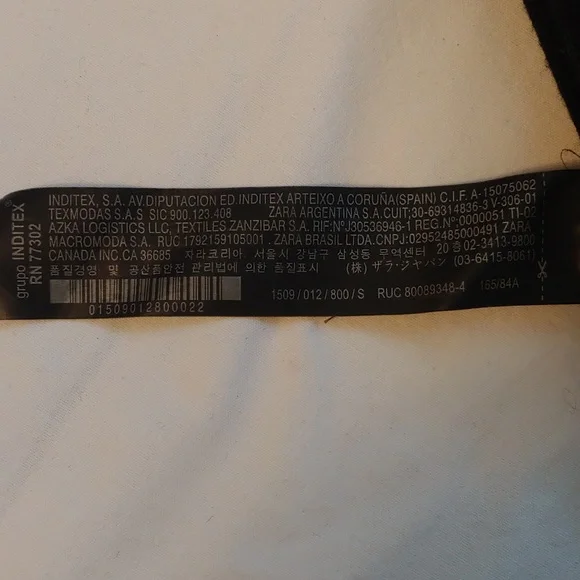 ZARA Brand KNIT V Neck Sweater light weight Size Small Loose Fit - Picture 6 of 7